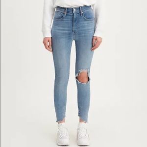 Levi’s mile high super skinny stretch jeans